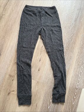 aerie Ribbed Thermal Leggings - Charcoal